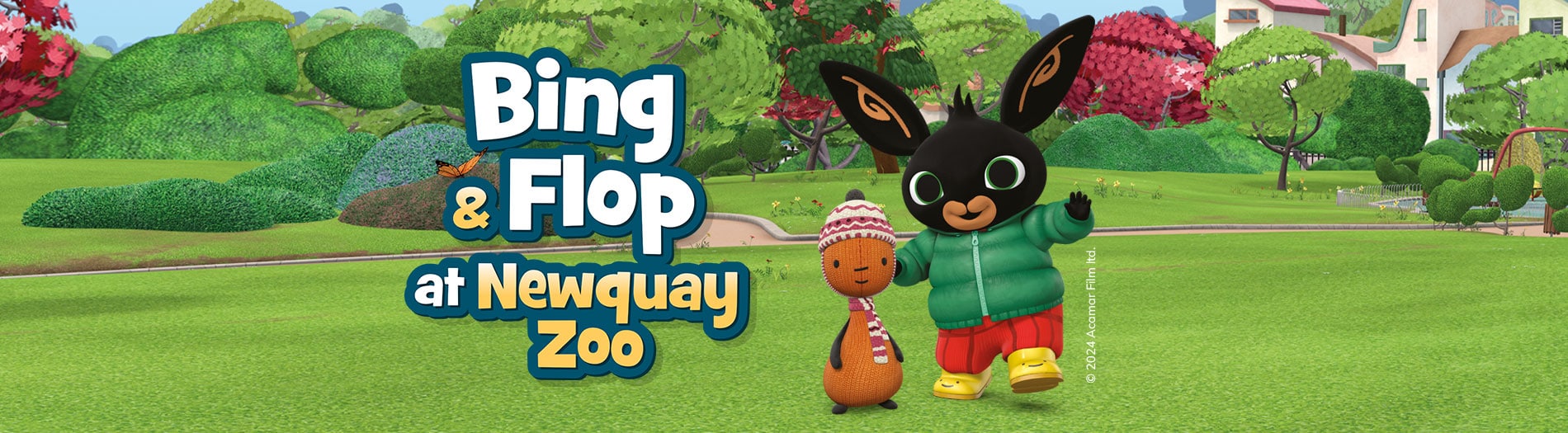 Bing Flop Newquay Zoo event banner 1
